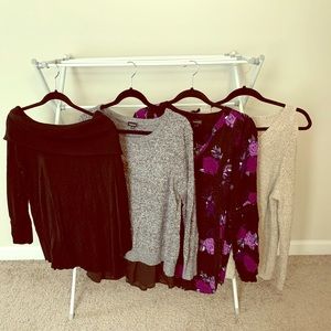 BUNDLE 4 long sleeve/sweaters